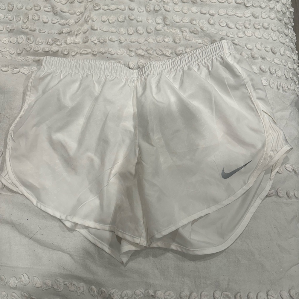 nike running shorts white
